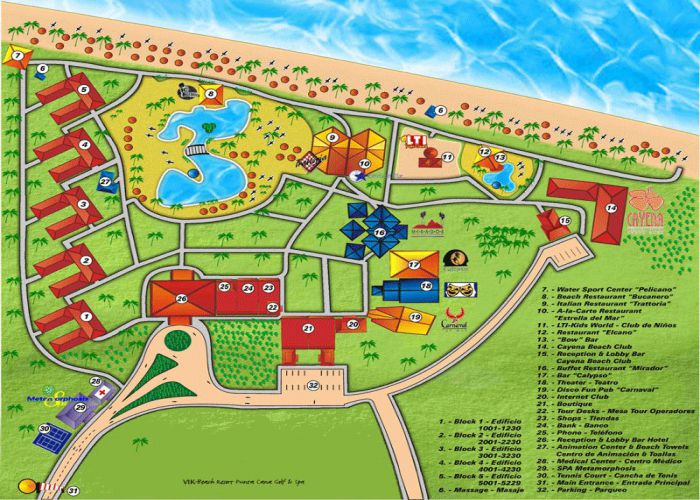 Map VIK ARENA BLANCA